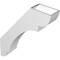 Ekena Millwork 6-in. W x 28-in. D x 36-in. H Olympic Architectural Grade PVC Knee Brace BRCP06X28X36OLY - alternate 5